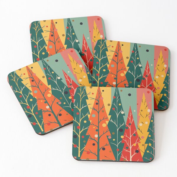 Item preview, Kitschmas Fir Christmas Tree Retro Vector Cut Out designed and sold by taiche.