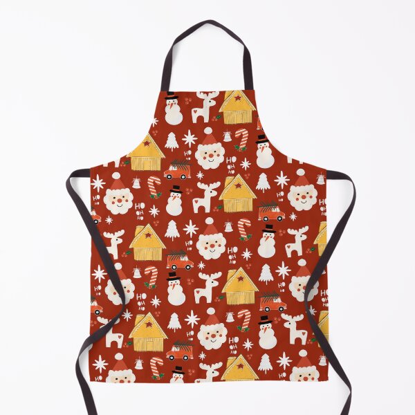Item preview, Holiday Christmas Santa Workshop Minimal Retro Red designed and sold by susycosta.