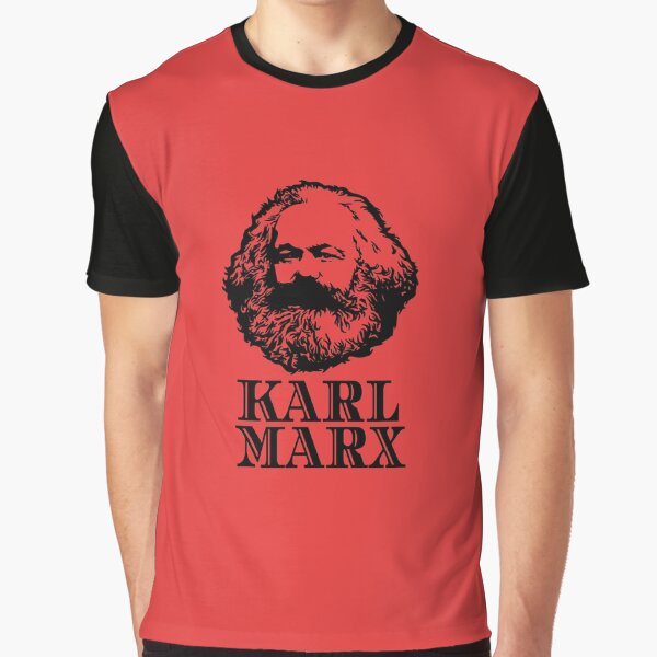 Vista previa del artículo con la obra «Retrato comunista socialista Karl Marx», diseñado y vendido por NoPlanB.