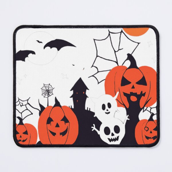 Item preview, Cute Halloween Landscape Pumpkins and Ghosts designed and sold by James Gunn.