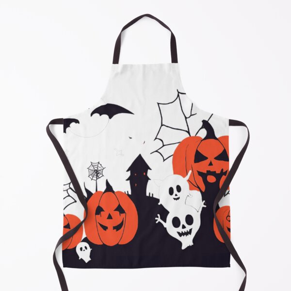 Item preview, Cute Halloween Landscape Pumpkins and Ghosts designed and sold by James Gunn.