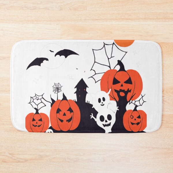 Item preview, Cute Halloween Landscape Pumpkins and Ghosts designed and sold by James Gunn.