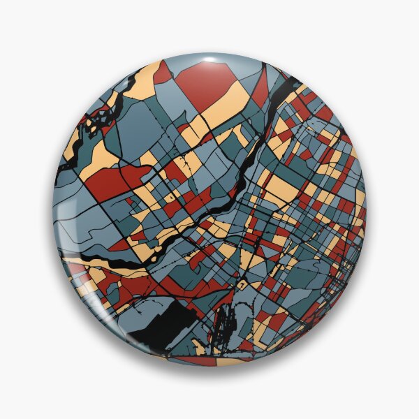 Item preview, Montreal Canada Earthtone City Map Travel Art designed and sold by Stadify.