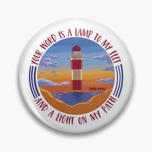 Item preview, Christian Quote - His Word is a Lamp to my feet - Psalm 119:105 designed and sold by JacquelineLim.