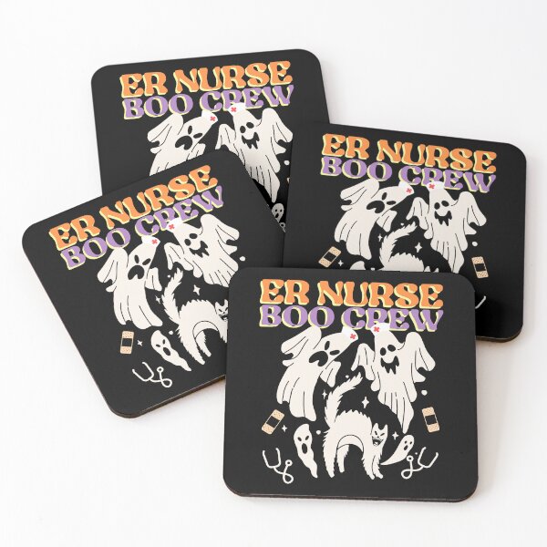 Artikelvorschau, ER Nurse Boo Crew Notaufnahme Krankenschwester Halloween Kostüm entworfen und verkauft von Glint-Design.