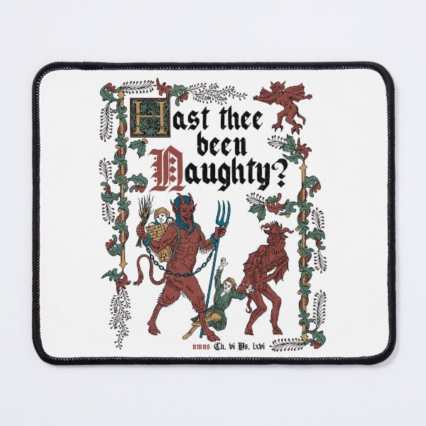 Item preview, Krampus Medieval Style - Naughty List - Funny Retro Vintage English History designed and sold by Nemons.