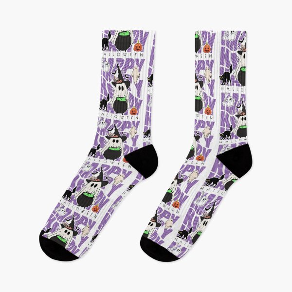 Item preview, Witching Up Fun | Happy Halloween Magic & Mischief | Cute Ghost and Cat designed and sold by trendparrot.