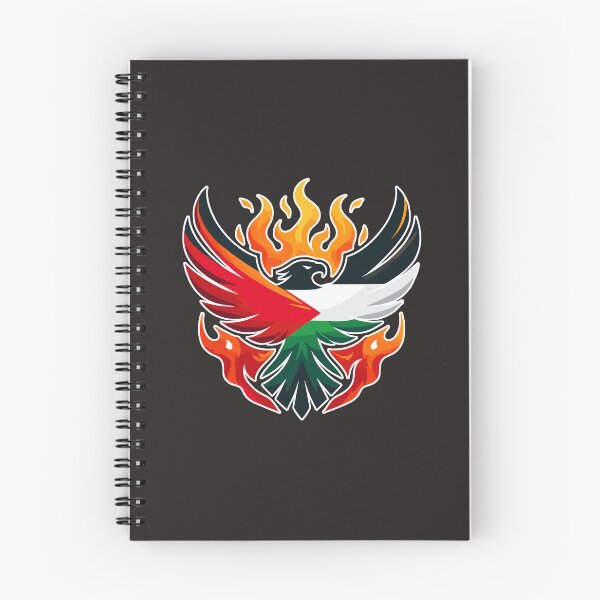 Artikelvorschau, palästina flagge feuer adler entworfen und verkauft von Slice Of Seed.