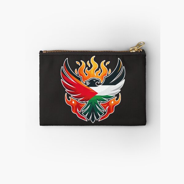 Item preview, bandera palestina águila de fuego designed and sold by Slice Of Seed.