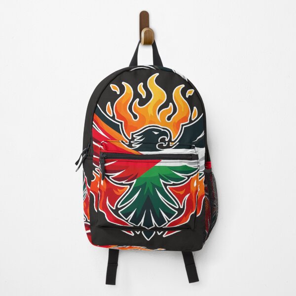 Item preview, palestine flag fire eagle designed and sold by Slice Of Seed.