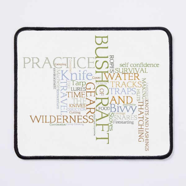 Item preview, Bushcraft - Word art designed and sold by Machrihanish.