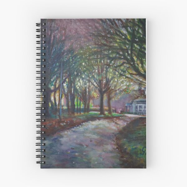 Item preview, Off to the Lodge - tree lined path designed and sold by LittleLiz.