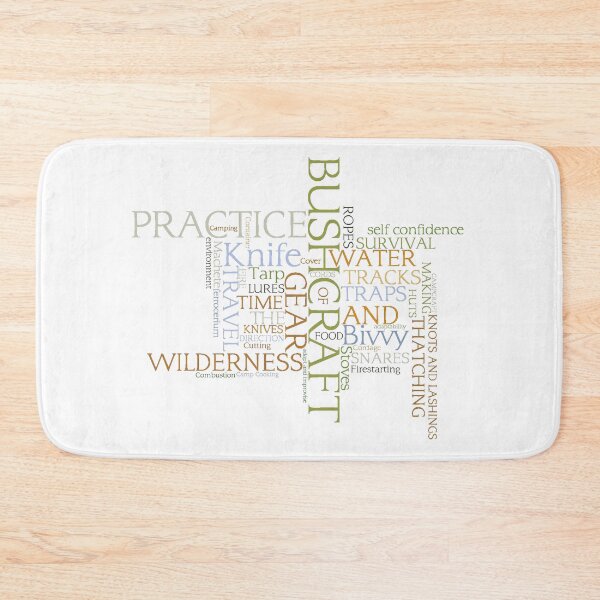 Item preview, Bushcraft - Word art designed and sold by Machrihanish.