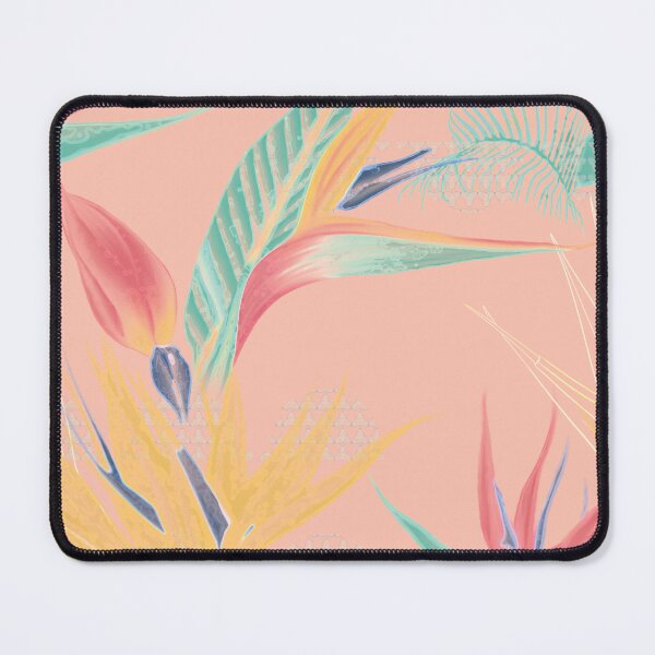 Item preview, Bird of paradise printed (muted coral) designed and sold by digitaldazzle13.
