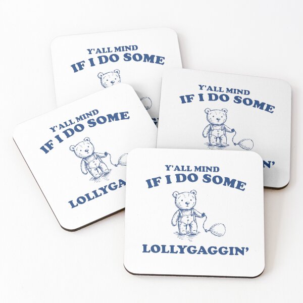 Item preview, Y'all Mind If I Do Some Lollygagging TShirt, Retro Cartoon T Shirt, Weird T Shirt, Meme T Shirt, Cartoon Bear designed and sold by samidsou.