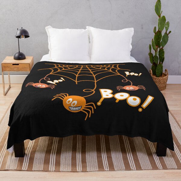 Item preview, Halloween- A gang of cute spiders scare Boo!!! designed and sold by Betinka.