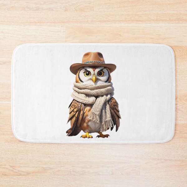 Item preview, Owl Wearing Cowboy Clothes designed and sold by Bunmigraphics .