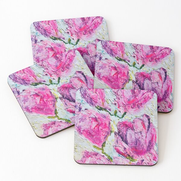 Item preview, Textured Pink Flowers designed and sold by gillsart.