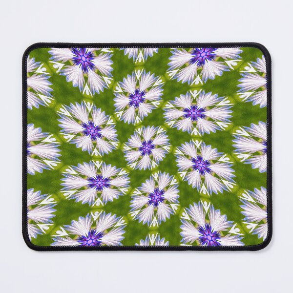 Item preview, White Cornflowers Pattern designed and sold by Patternflower.