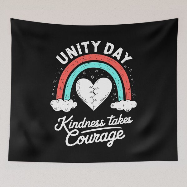 Item preview, Unity Day Kindness Takes Courage Spread Love Positivity Diversity designed and sold by BongsEmporium.