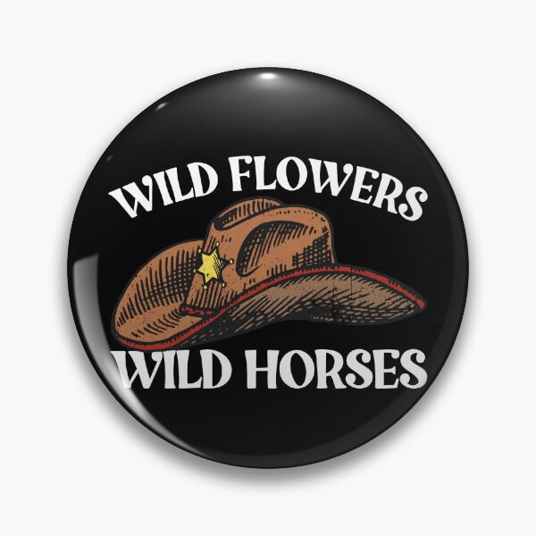 Item preview, Wild Flowers Wild Horses Cowboy Hat Women's Wild Flowers Gear designed and sold by DynamicDesign.
