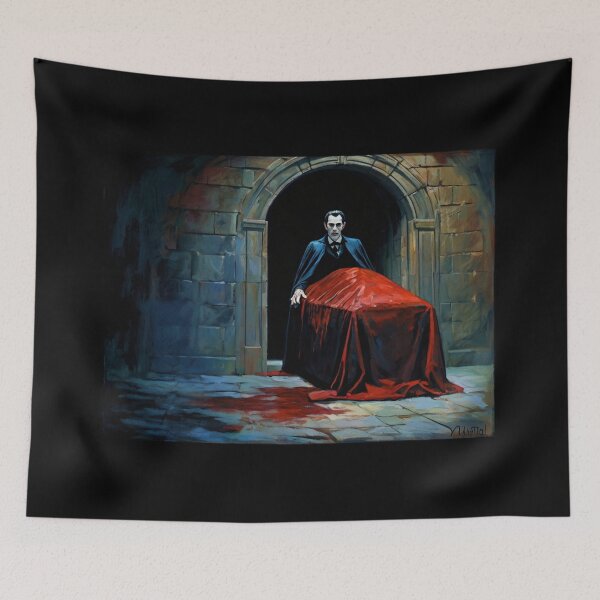 Item preview, The Tomb of Dracula cool Halloween artwork  designed and sold by Vintage Designs +.