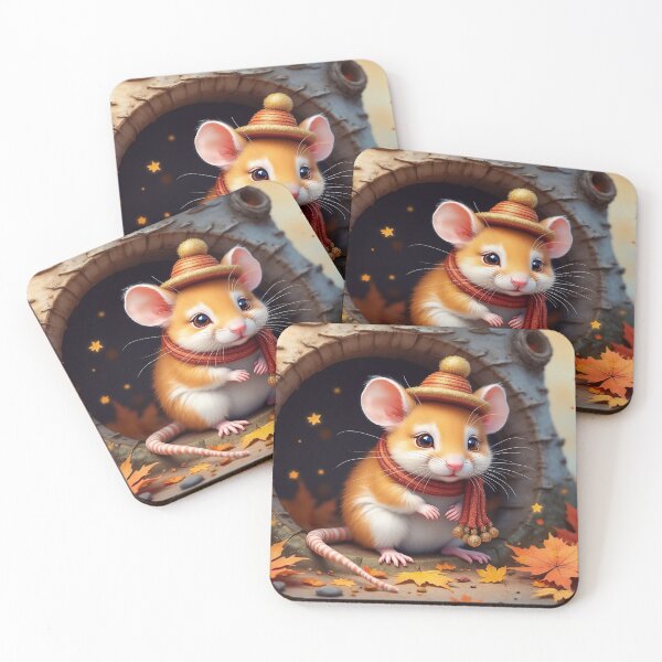 Item preview, Cute Autumn Mouse designed and sold by M-Y-A-R-T-.