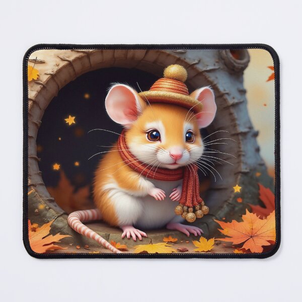 Item preview, Cute Autumn Mouse designed and sold by M-Y-A-R-T-.