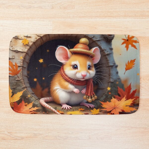 Item preview, Cute Autumn Mouse designed and sold by M-Y-A-R-T-.