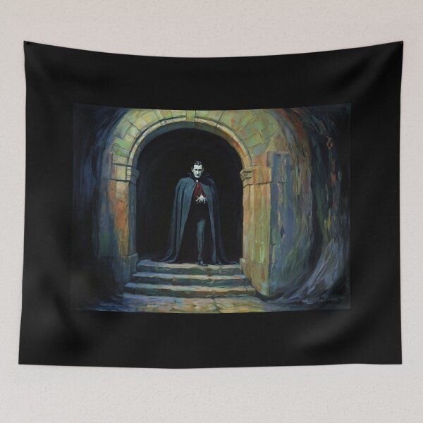 Item preview, The Tomb of Dracula cool Halloween artwork  designed and sold by Vintage Designs +.