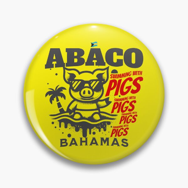 Item preview, Bahamas Souvenir Gift : Abaco Bahamas Swimming Pigs designed and sold by shoptshirtswag.
