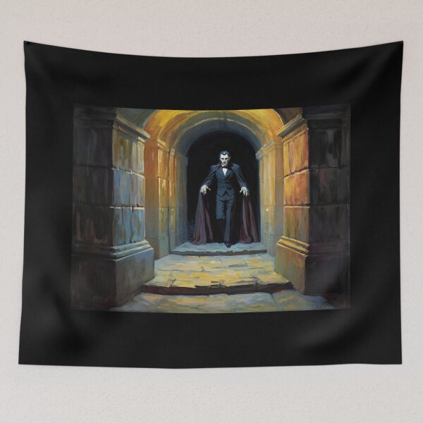 Item preview, The Tomb of Dracula cool Halloween artwork  designed and sold by Vintage Designs +.