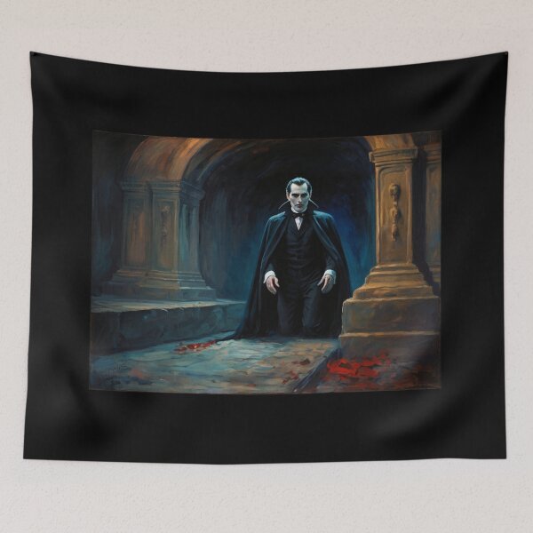 Item preview, The Tomb of Dracula cool Halloween artwork  designed and sold by Vintage Designs +.