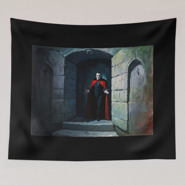 Item preview, The Tomb of Dracula cool Halloween artwork  designed and sold by Vintage Designs +.