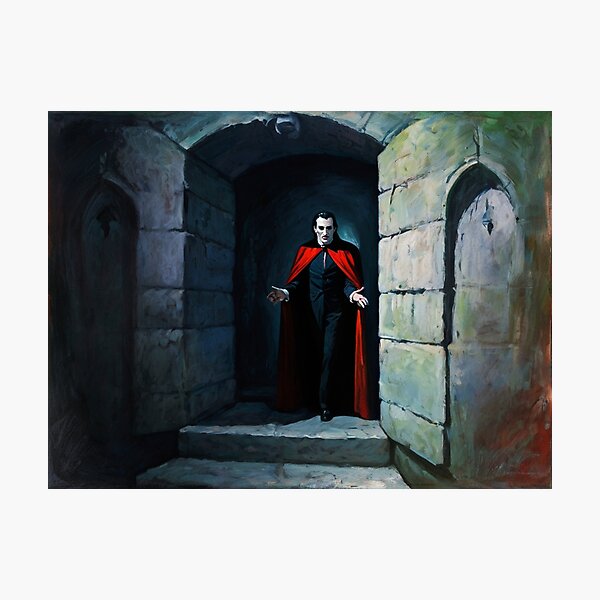 Item preview, The Tomb of Dracula cool Halloween artwork  designed and sold by Vintage Designs +.