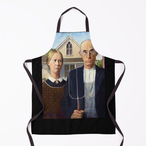 Item preview, Grant Wood's American Gothic (1930) designed and sold by portokalis.