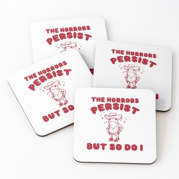 Item preview, The Horrors Persist but so do i T Shirt, Meme T Shirt, Vintage Cartoon T Shirt, Aesthetic Tee, Unisex designed and sold by samidsou.
