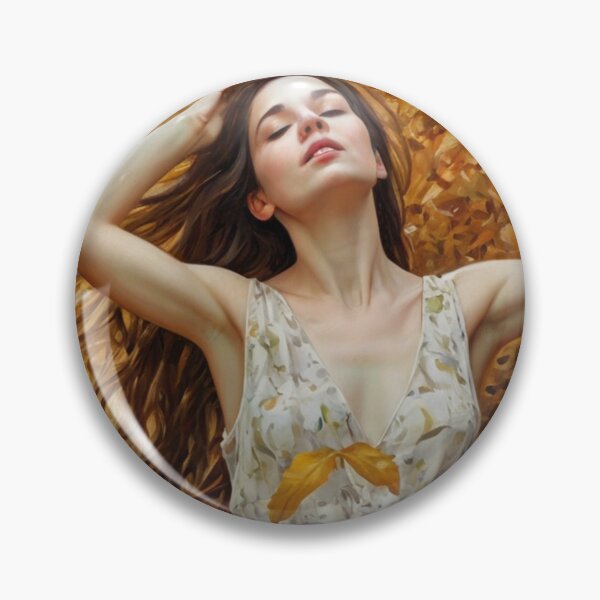 Item preview, A Beautiful Girl surrounded by falling Autumnal leaves after Bougereau designed and sold by Vintage Designs +.