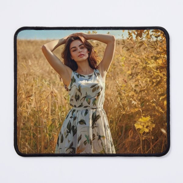 Item preview,  A Beautiful Girl surrounded by falling Autumnal leaves after Bougereau designed and sold by Vintage Designs +.