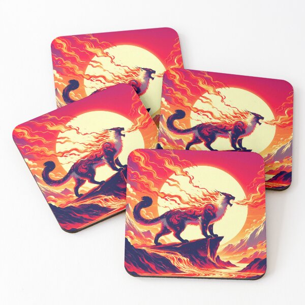 Item preview, Lava Fire Lynx, Ai Generated Art  designed and sold by ACC .
