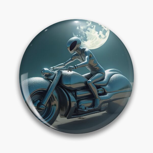 Item preview, Motorcycle on a Lost Planet 01 designed and sold by kjp-design.