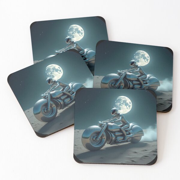 Item preview, Motorcycle on a Lost Planet 01 designed and sold by kjp-design.