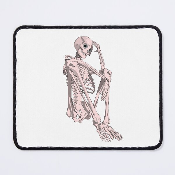 Item preview, Skeleton deep in thoughts designed and sold by m-yoga-store.