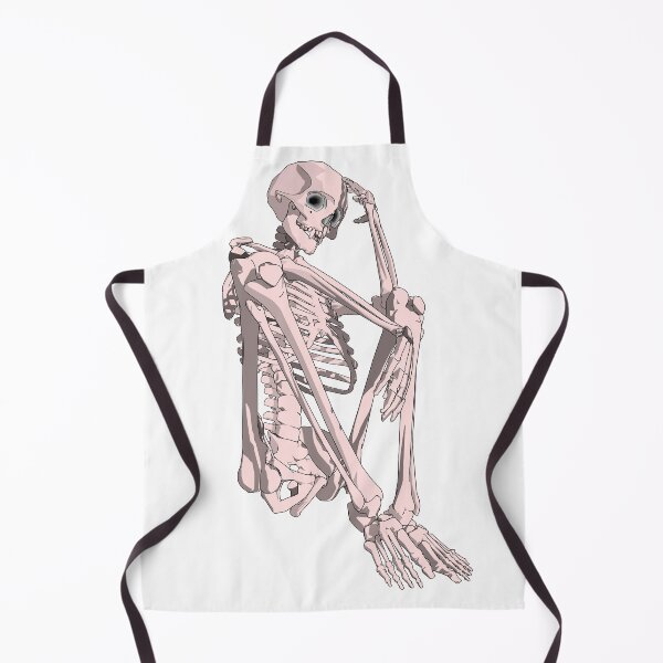 Item preview, Skeleton deep in thoughts designed and sold by m-yoga-store.