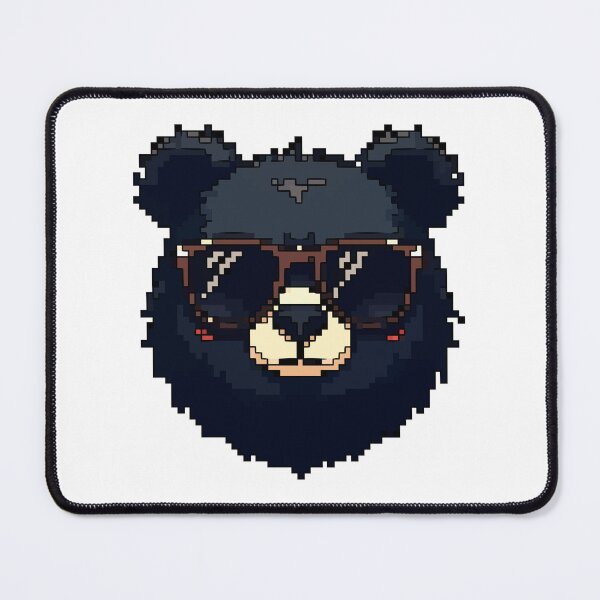 Item preview, Pixel Strength of the Black Bear designed and sold by NaturePixel.