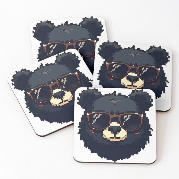 Item preview, Pixel Strength of the Black Bear designed and sold by NaturePixel.