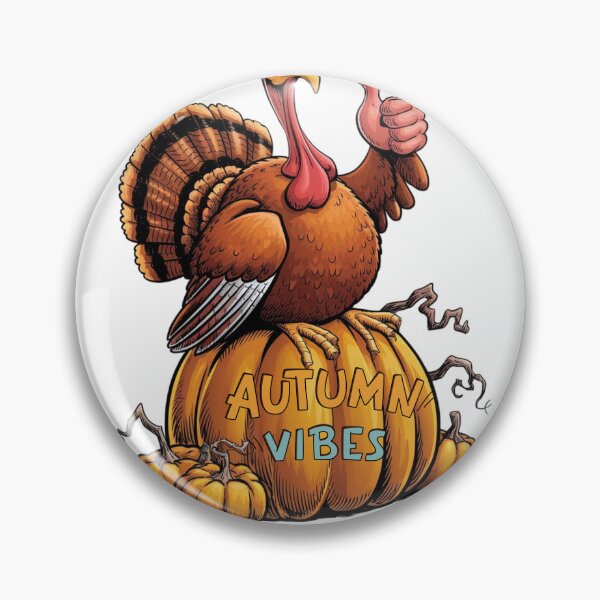 Item preview,  Funny Thanksgiving Turkey , Green Vegetarian  Food Pumpkin designed and sold by KolorellaS.