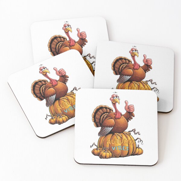 Item preview,  Funny Thanksgiving Turkey , Green Vegetarian  Food Pumpkin designed and sold by KolorellaS.