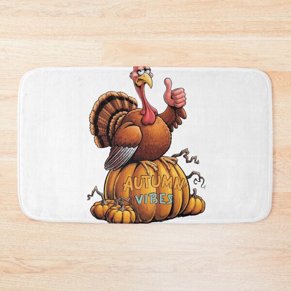 Item preview,  Funny Thanksgiving Turkey , Green Vegetarian  Food Pumpkin designed and sold by KolorellaS.