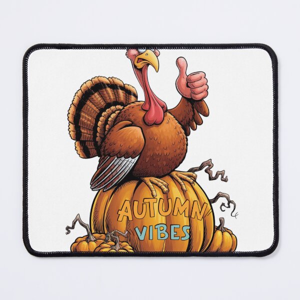 Item preview,  Funny Thanksgiving Turkey , Green Vegetarian  Food Pumpkin designed and sold by KolorellaS.